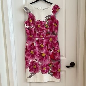 David meister floral dress